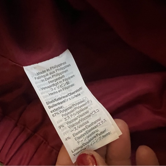 J Crew Mercantile Burgundy Skirt size 6 (E115) - Picture 3 of 6